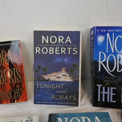 11 Nora Robert Fiction Books: Birthright -to- Carolina Moon