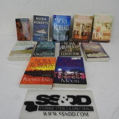 11 Nora Robert Fiction Books: Birthright -to- Carolina Moon