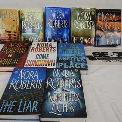 10 Nora Roberts Fiction Books, The Perfect Hope -to- Northern Lights