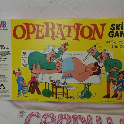 3 pc Board Games: Operation, Scattergories, Candy Land