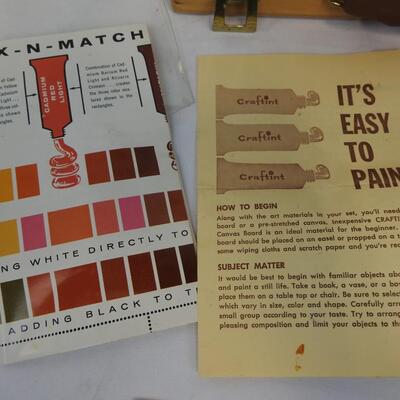 Craftint Oil Painting Set with Brushes, Oils, etc