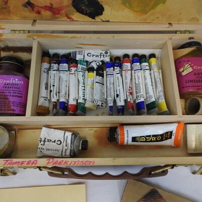 Craftint Oil Painting Set with Brushes, Oils, etc