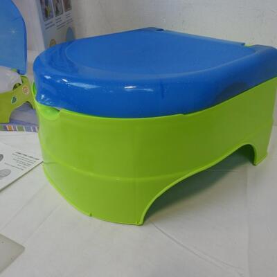 My Fun Potty: Potty Seat & Step Stool with Box. No Stickers.
