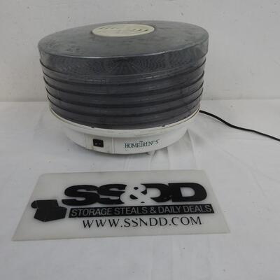 Home Trends Food Dehydrator with 5 trays, Cracked Lid