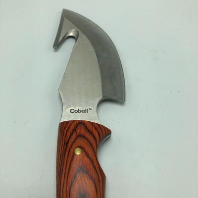 Cobalt 4pc Hunting Knife Set w/Bonus Multi-Use Tool in Aluminum Case (B-MG)