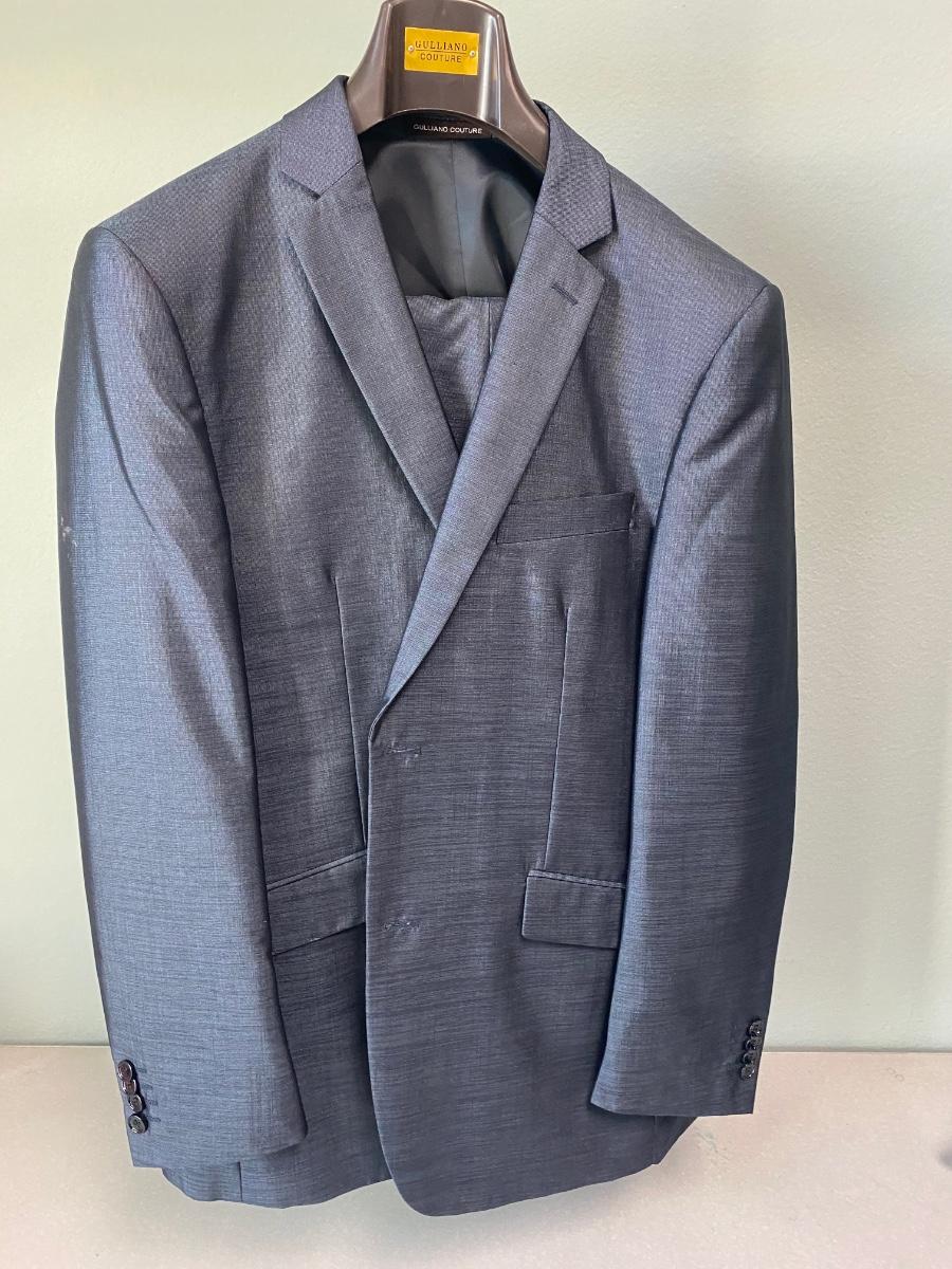 Blue Gulliano Couture 3 Piece Wool Suit 42R | EstateSales.org
