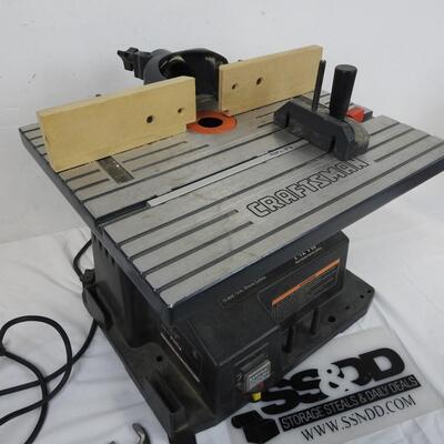 Craftsman Router Table, Shaper, Motor Works, No Spindles/Bits