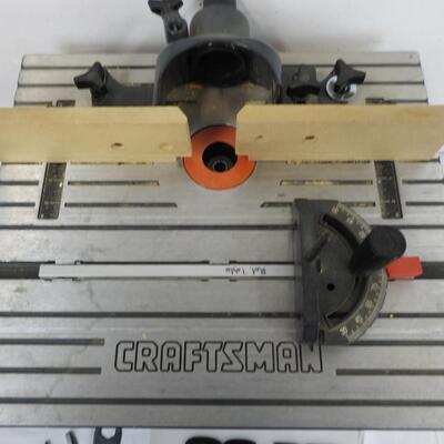 Craftsman Router Table, Shaper, Motor Works, No Spindles/Bits