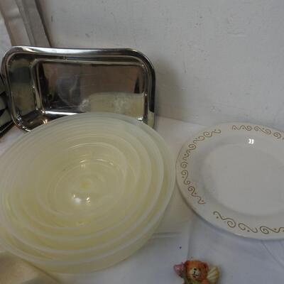 12 pc Kitchen, Crock Pot, Mushroom Hot pads, Salt and Pepper Shakers