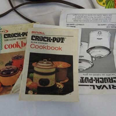 12 pc Kitchen, Crock Pot, Mushroom Hot pads, Salt and Pepper Shakers