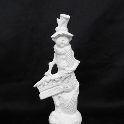 3 pc Ceramics, Old World Santa, Snowman, Reindeer
