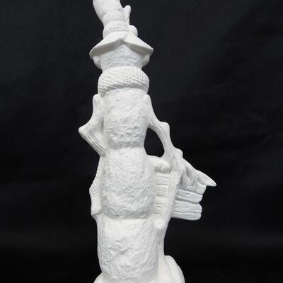 3 pc Ceramics, Old World Santa, Snowman, Reindeer