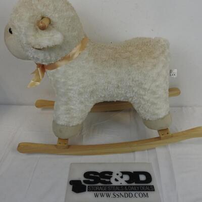 Sheep Rocking Horse, Needs Cleaning