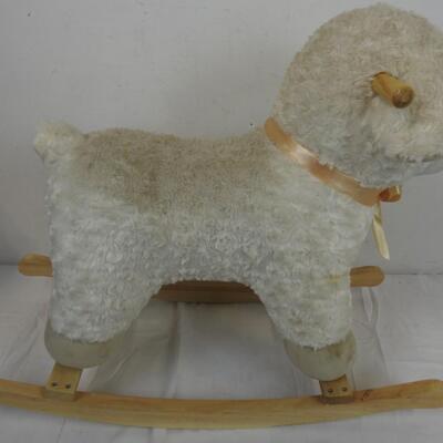 Sheep Rocking Horse, Needs Cleaning