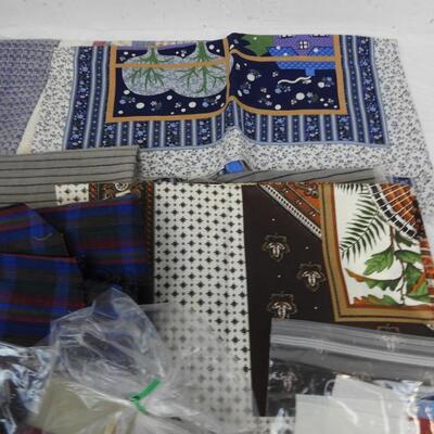 Assorted Fabrics, Duck Panel and Sheep Panels,