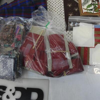 Assorted Fabrics, Duck Panel and Sheep Panels,