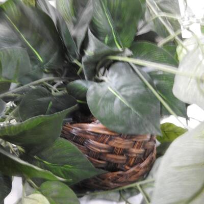 Lot of Assorted Leaves, Planters, Baskets