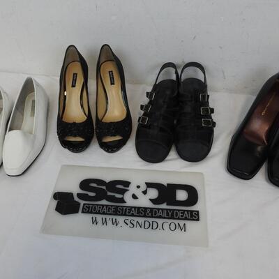 4 Pairs of Women's Shoes, Size 7, Partners, Alex Marie, Clanks Springers