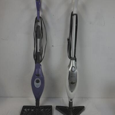 Two Shark Steam Mops, Both Turn on