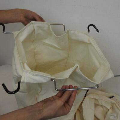 2 Laundry Baskets with out the Frame Cage