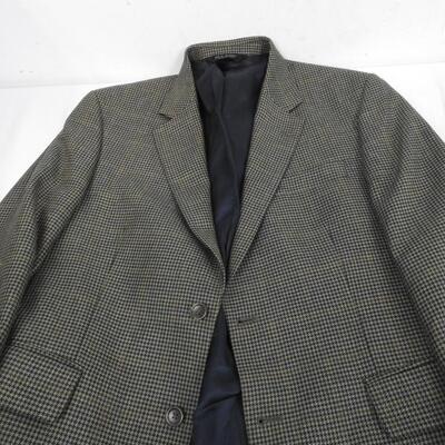 4 Suit Coats Brooks, Brooks Brothers, Norm Thompson 42S, Jos A. Bank, Pants 36s
