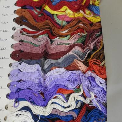 2 Lo Ran Cross Stitch/Embroidery Thread/Floss Binders