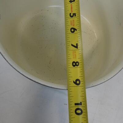 Aqua Turquoise Soup Pot/Pan with 2 Handles
