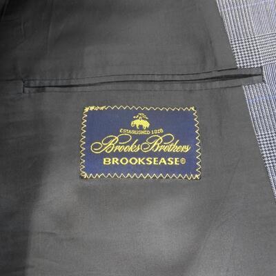 4 pc Men's Dress Clothing, 2 pc Gray Suit, Navy Jacket, Tan Jacket 38S & 40S