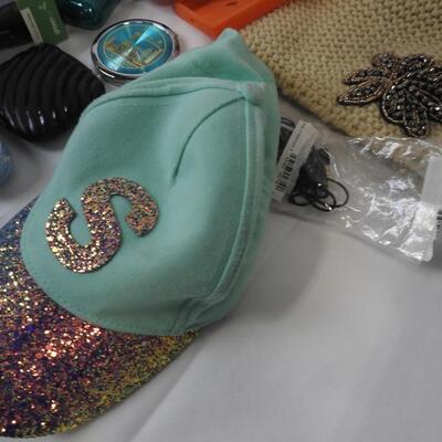 13+ Personal Care & Accessories: Woven Bag, Compact Mirrors, Hair Spray
