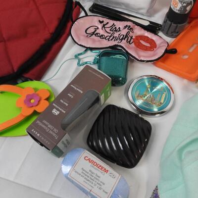 13+ Personal Care & Accessories: Woven Bag, Compact Mirrors, Hair Spray