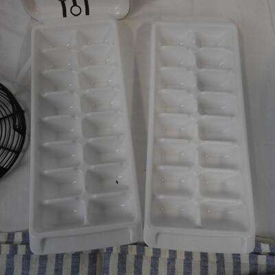 12 pc Kitchen Lot: Paper Towel Holder, Coffee Warmer, Popsicle Maker