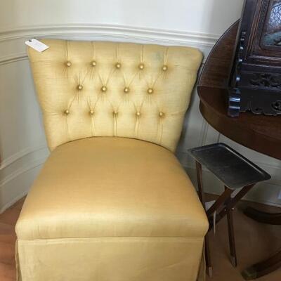 Mitchel Gold tuffed armless chair $165
2 available