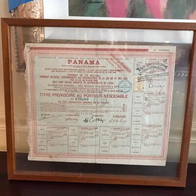 Panama certificate $68