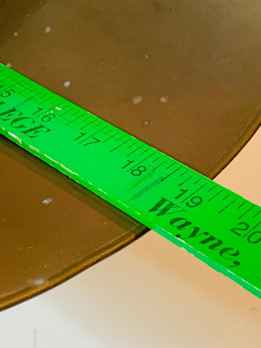 Lot 222 Vintage Brass Log/Magazine Holder & Pottery Dog