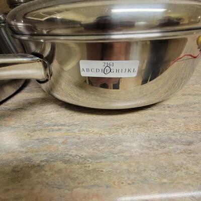 5 Stainless Steel Pots and pans