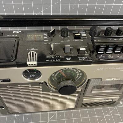 JVC Model 3060 Cassette Deck Boom Box 