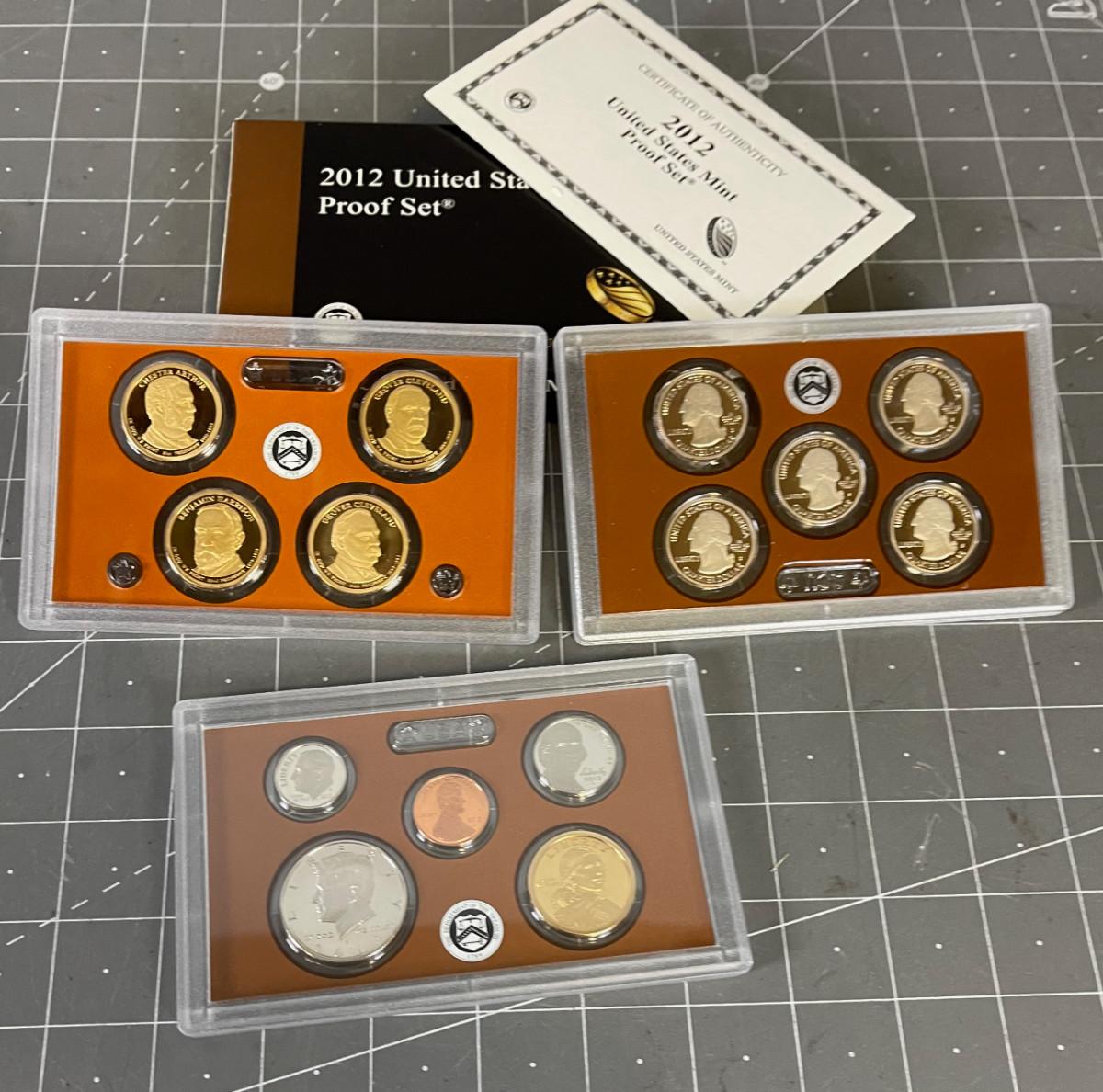 United States Mint Proof Sets 2012