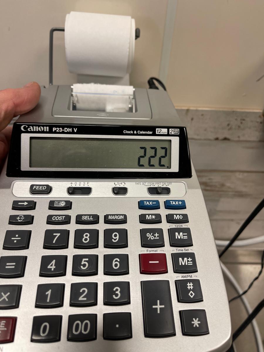 Canon Adding Machine