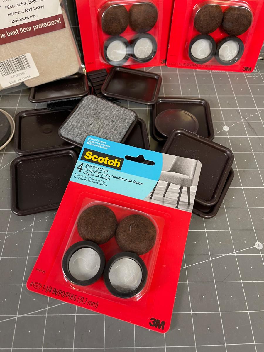 Furniture Glides, new and used