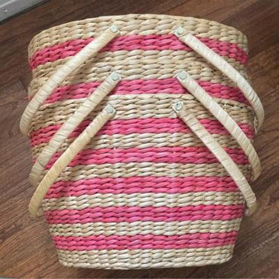 Set of 3 Striped Nesting Baskets