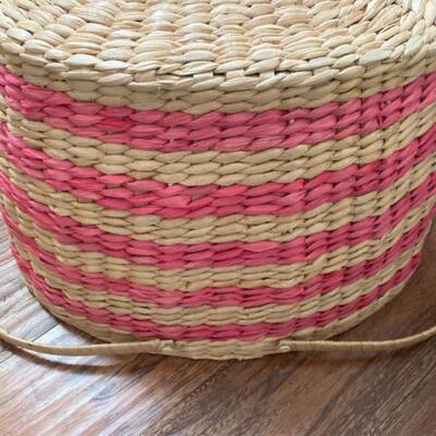 Set of 3 Striped Nesting Baskets