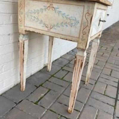 Handpainted Accent Table
