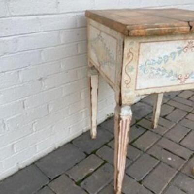 Handpainted Accent Table