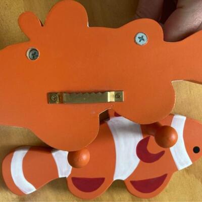 Basball shelf and Clownfish Robe Hooks