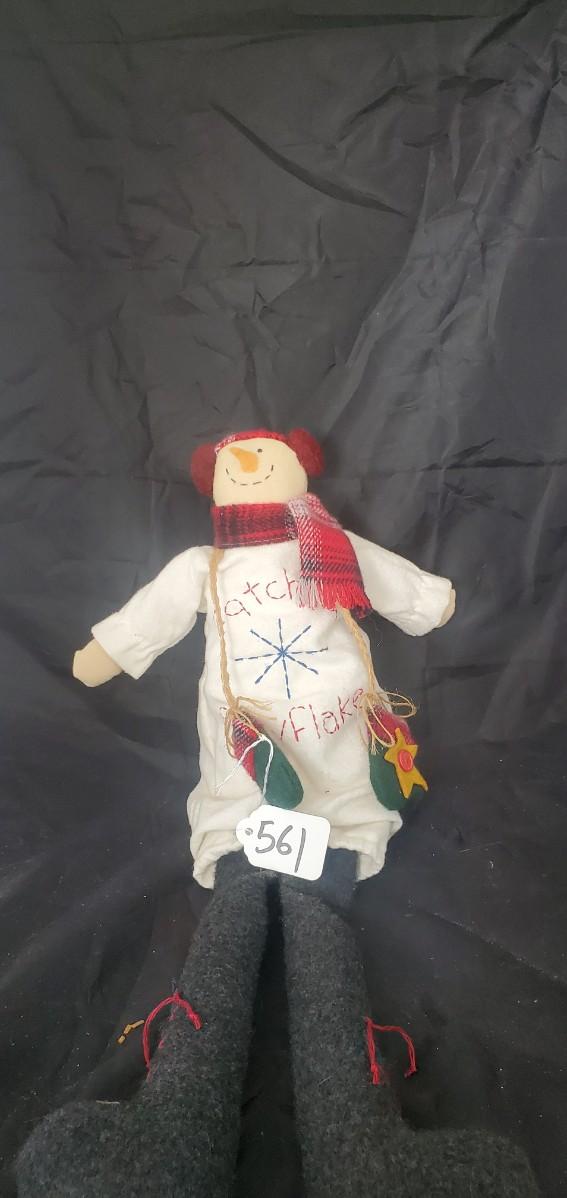 Snowman Rag Doll | EstateSales.org