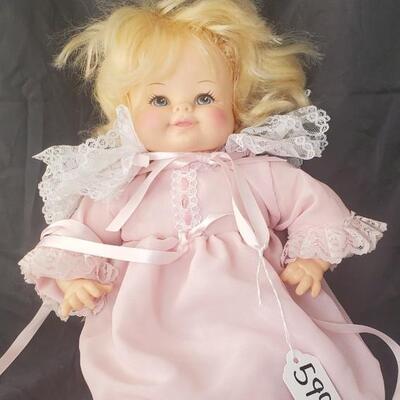 Baby Doll In Pink Dress