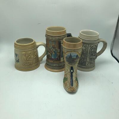 Four German Style Mugs (B-MG)