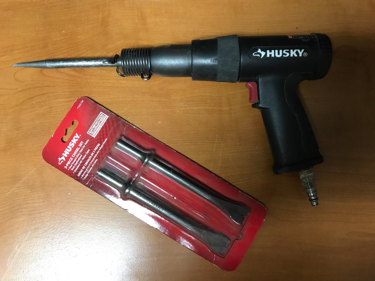 Husky brand pneumatic power chisel