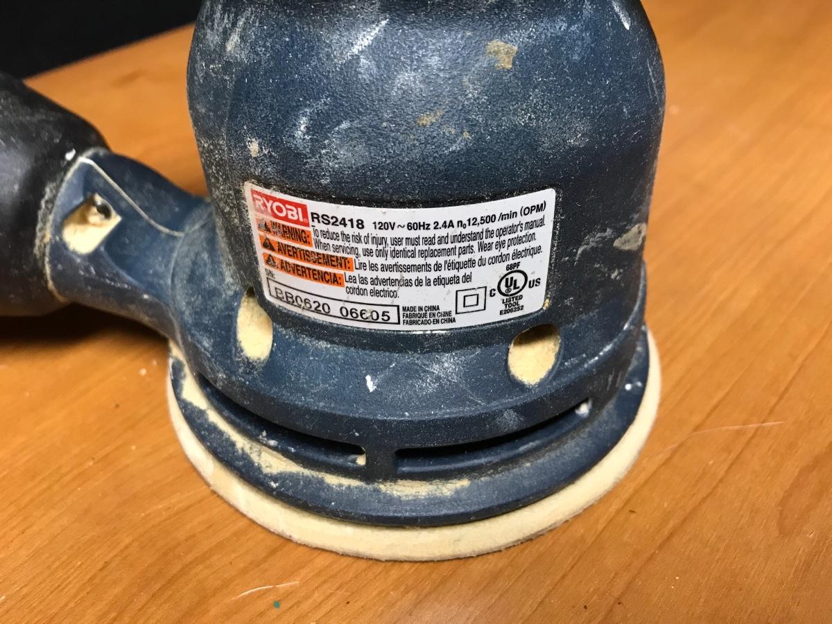 2 Ryobi Corded power rotary sanders