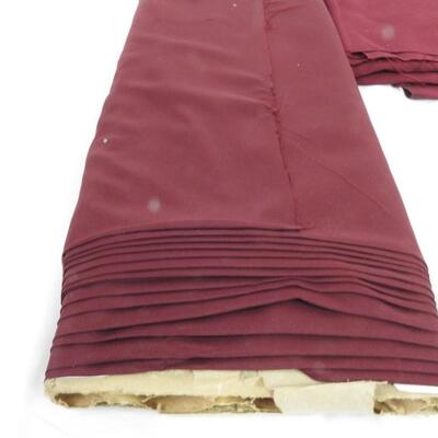 Roll of Burgundy Fabric, Unknown Length